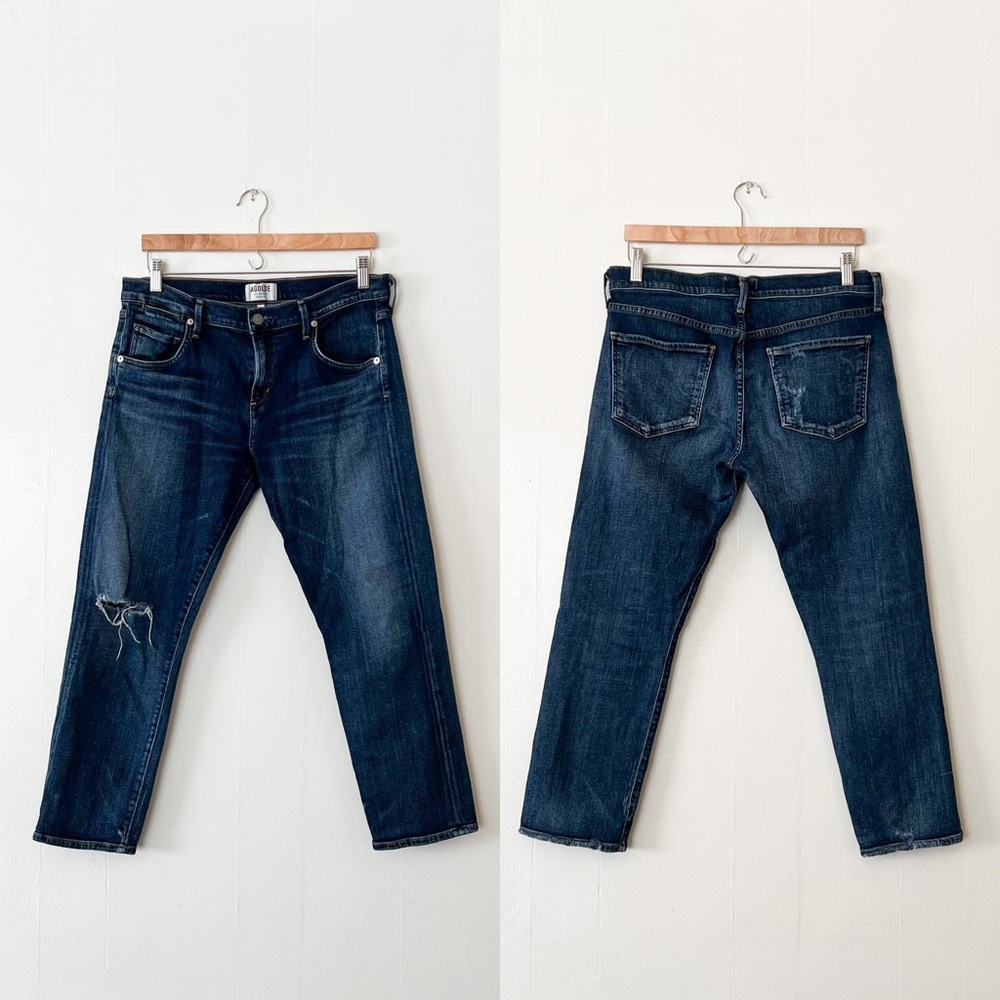 AGOLDE Isabel Slim Fit Boyfriend Starwood Slight Distressed Jeans